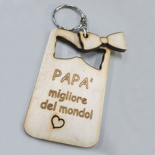 Portachiavi in Legno personalizzato