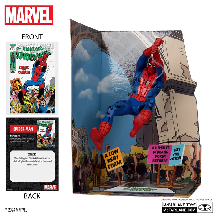 Marvel Amazing Spider-man L'Uomo Ragno Figure 16cm McFarlane Toys Gold Label Collection