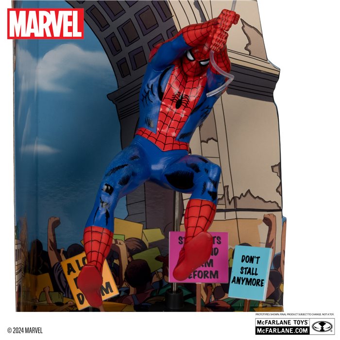 Marvel Amazing Spider-man L'Uomo Ragno Figure 16cm McFarlane Toys Gold Label Collection