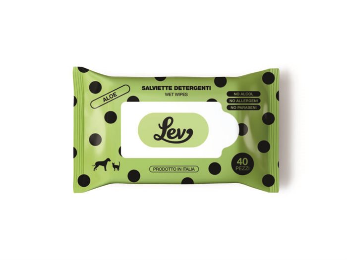 LEV Salviette Aloe 40pz