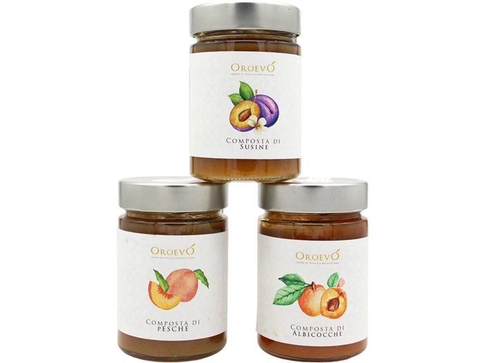 OroEvo | Marmellate - Composta di frutta multigusto da 300gr