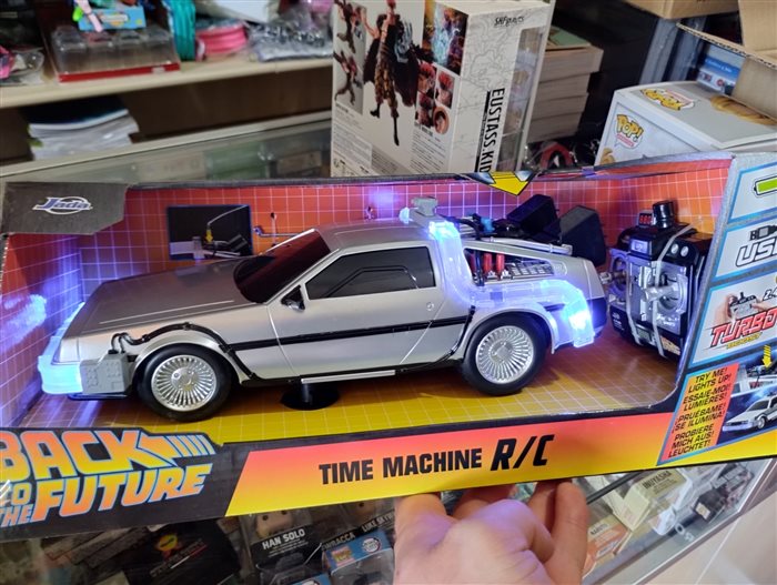 Ritorno al Futuro - De Lorean DMC Macchina del Tempo Telecomandata Scala 1/16 Jada Toys