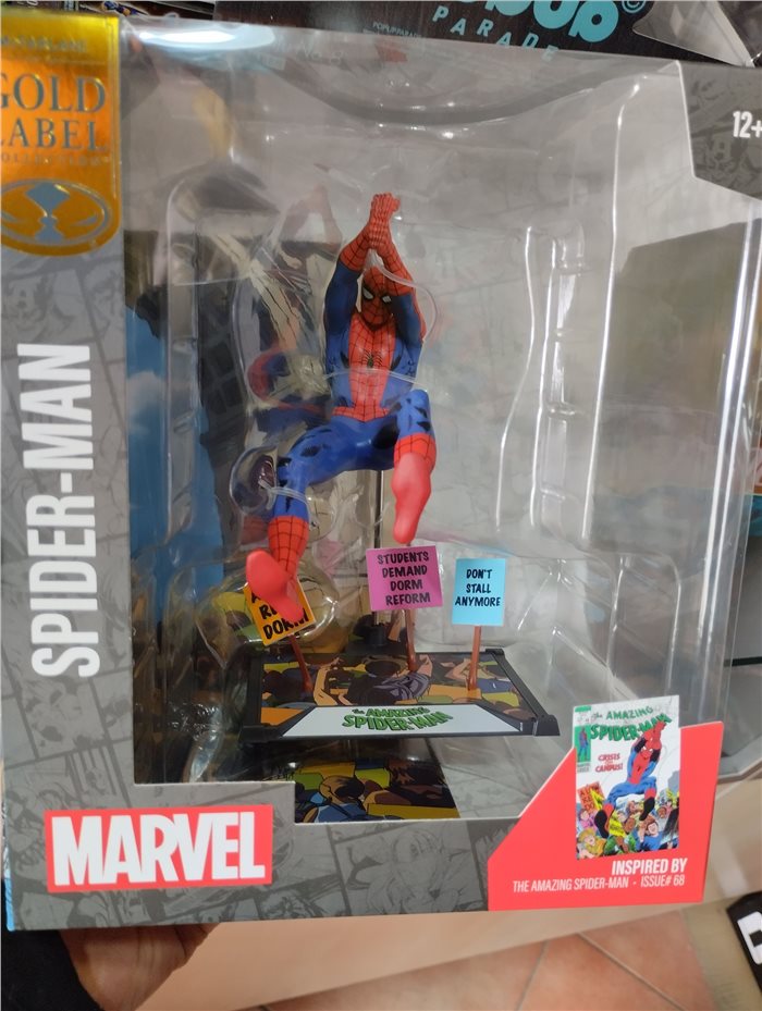 Fumetteria Camelot | Marvel Amazing Spider-man L'Uomo Ragno Figure 16cm McFarlane Toys Gold Label Collection