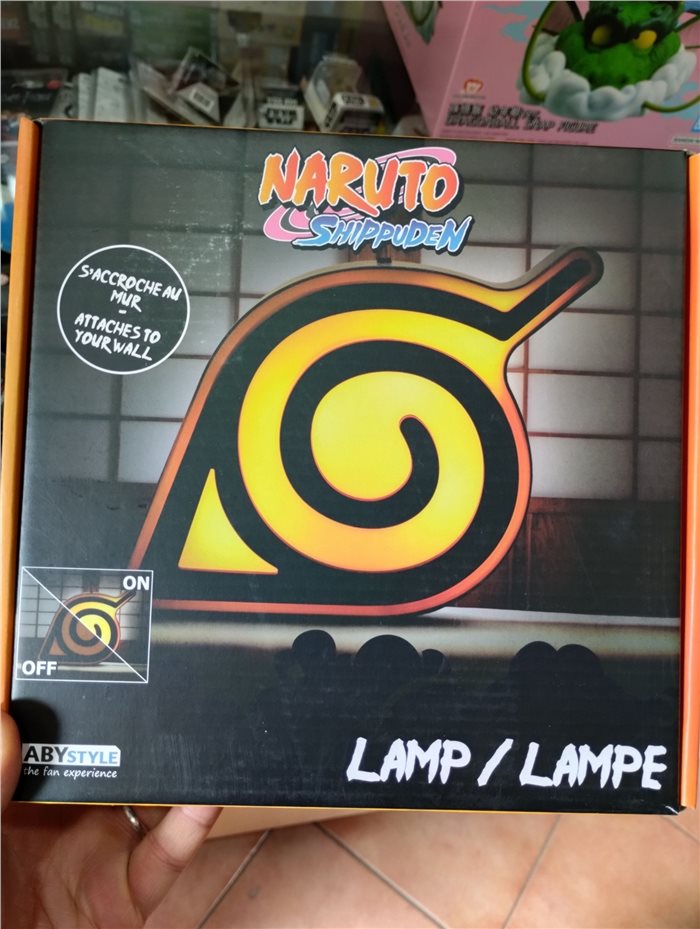 Fumetteria Camelot | Naruto Shippuden - Lampada Led Konoha - Dimensioni 21x16x6 cm - Abystyle  