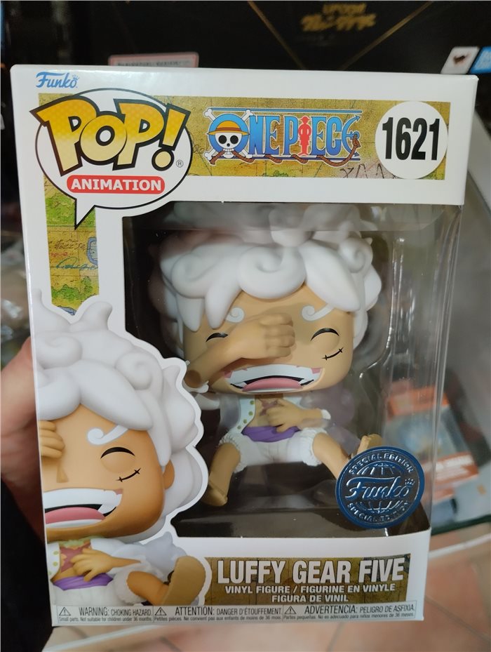 Fumetteria Camelot | One Piece - Luffy Gear Five (Laughing) - Figure 9cm Vinile Funko Pop! Animation 1621 Special Edition