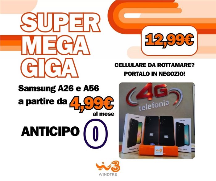 4G Telefonia | SUPER MEGA GIGA 12,99€