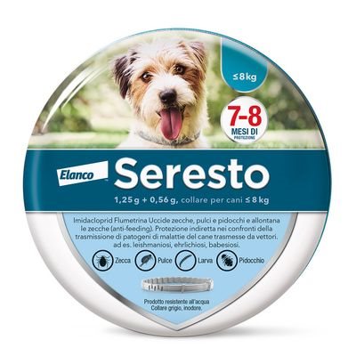 GdPharmapet | Collare Seresto antiparassitario per cani fino a 8 kg