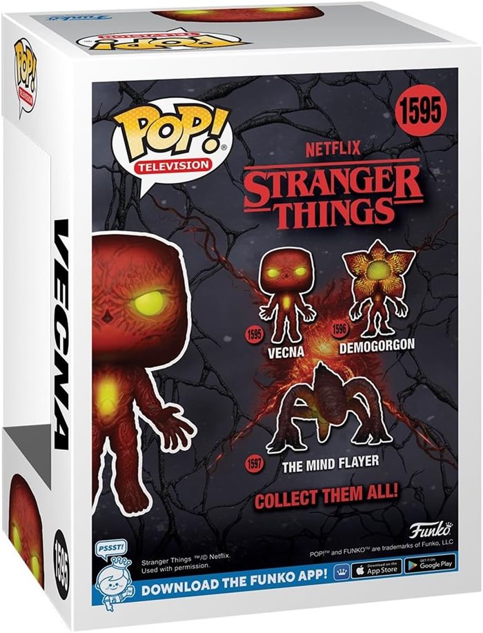 Netflix Stranger Things Vecna Figure 9cm Vinile Funko Pop! Television 1595