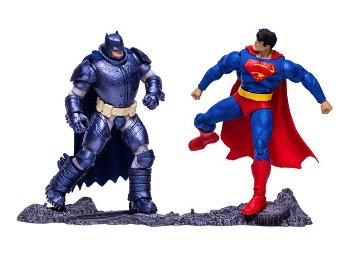 Superman Vs Batman Figure 17cm PVC McFarlane Toys Dc The Dark Knight Returns