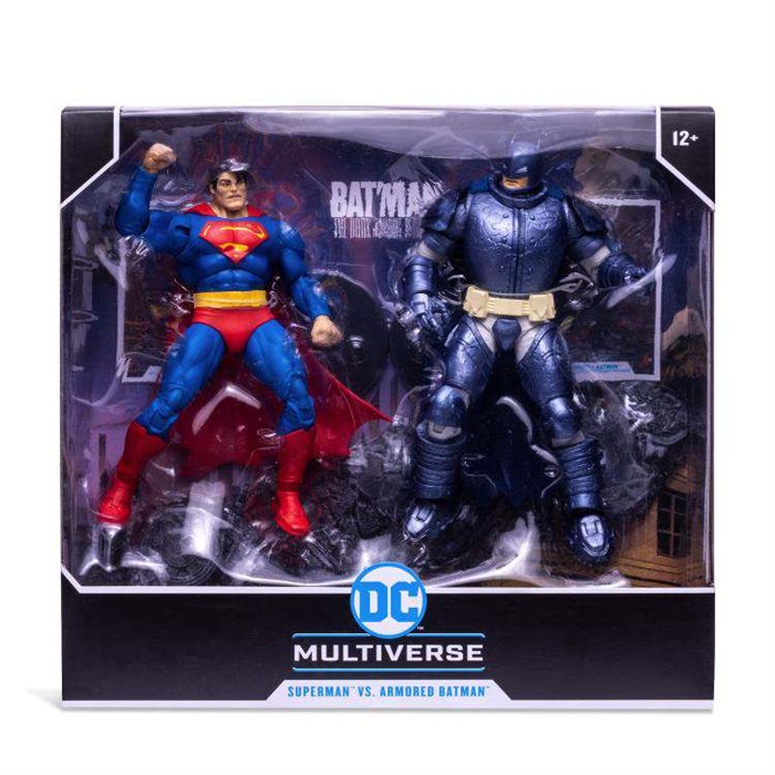 Superman Vs Batman Figure 17cm PVC McFarlane Toys Dc The Dark Knight Returns