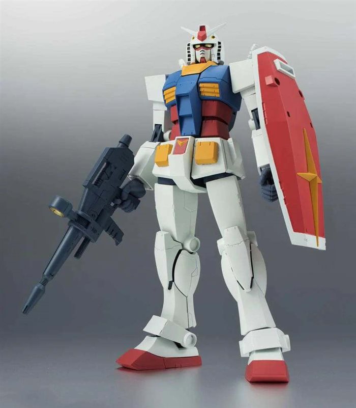 Gundam Robot Figure 14cm PVC Bandai RX-78-2 Anime Version