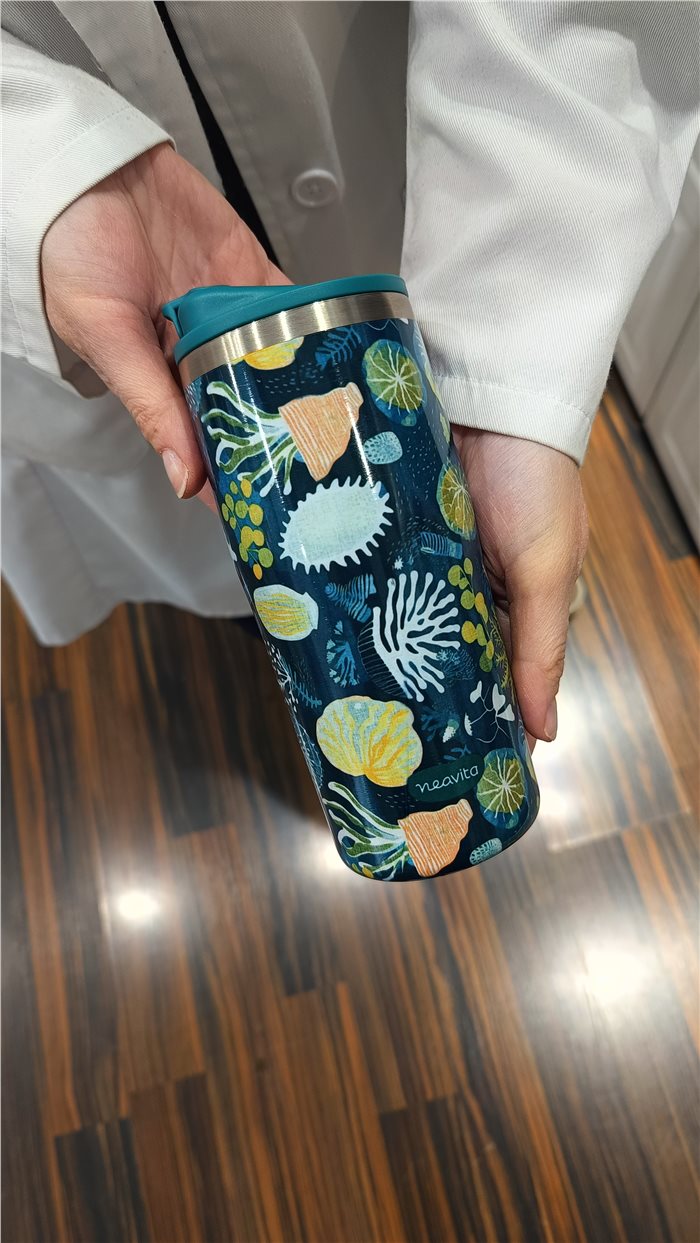 Mug thermos in acciaio Verde