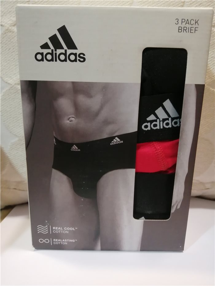 SLIP ADIDAS UOMO CONFEZIONE DA TRE PEZZI.