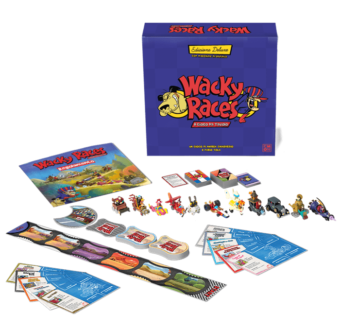 Wacky Race - Versione Deluxe - Gioco da Tavolo Età 8+ Giocatori 2-6 Asmodee Italia