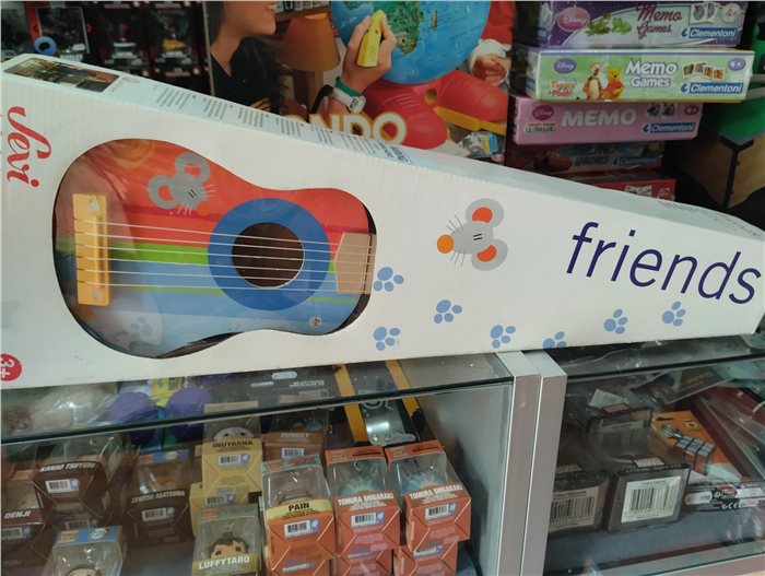 Fumetteria Camelot | Chitarra Strumento Musicale Giocattolo in Legno Sevi Età 3+