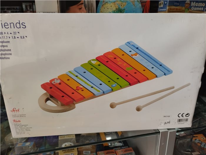 Fumetteria Camelot | Xilofono Strumento Musicale Giocattolo in Legno Sevi Trudi Età 2+