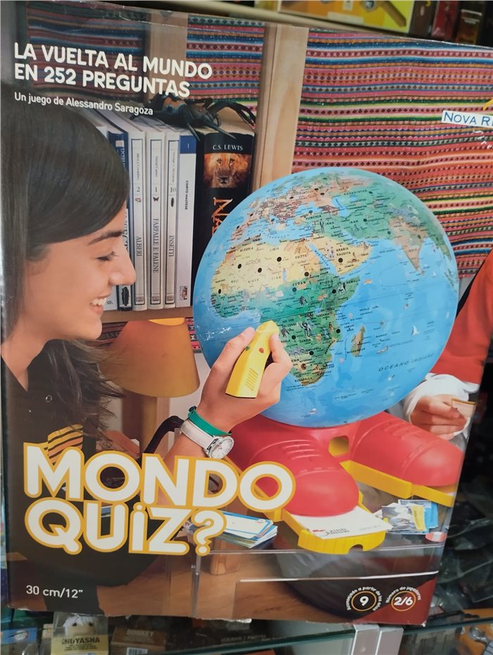 Fumetteria Camelot | Mondo Quiz Mappamondo Interattivo Gioco Educativo 9+ Giocatori 2-6 Nova Rico 