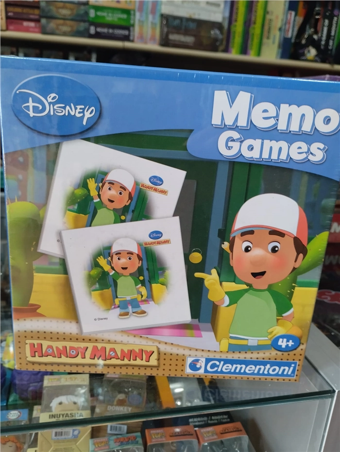Disney Memo Games Gioco Educativo Età 4+ Giocatori 1+ Clementoni  - Personaggio Manny Tuttofare