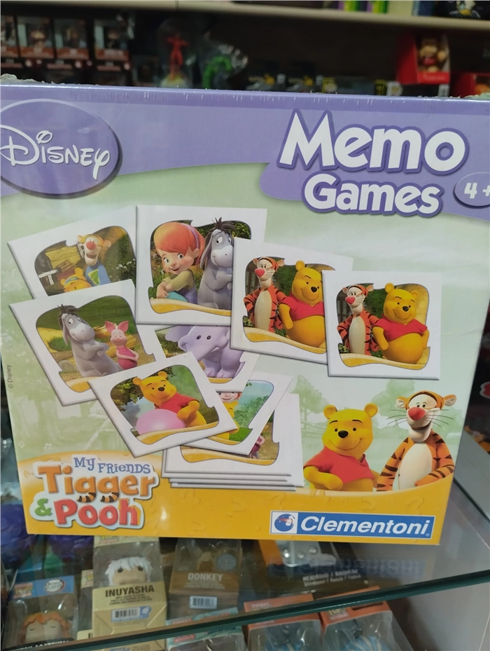 Disney Memo Games Gioco Educativo Età 4+ Giocatori 1+ Clementoni  - Personaggio Winnie The Pooh