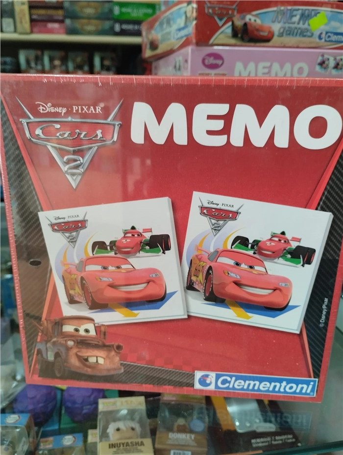 Disney Memo Games Gioco Educativo Età 4+ Giocatori 1+ Clementoni  - Personaggio Cars 2