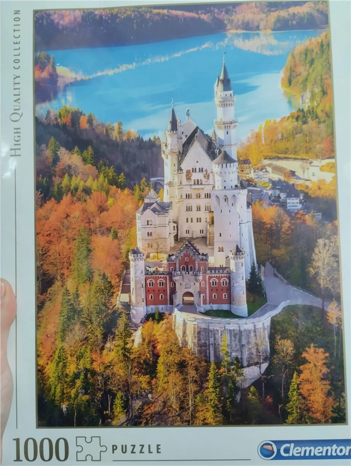 Puzzle 1000pz Clementoni HIgh Quality Collection Dimensioni 50x69cm - Soggetto Neuschwanstein