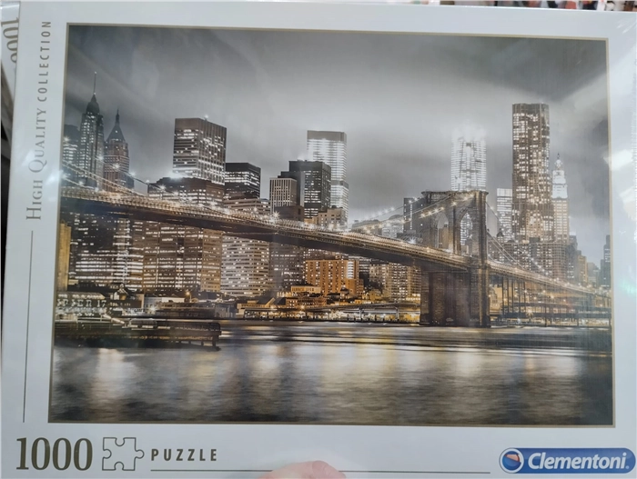 Puzzle 1000pz Clementoni HIgh Quality Collection Dimensioni 50x69cm - Soggetto New Yor kSkyline