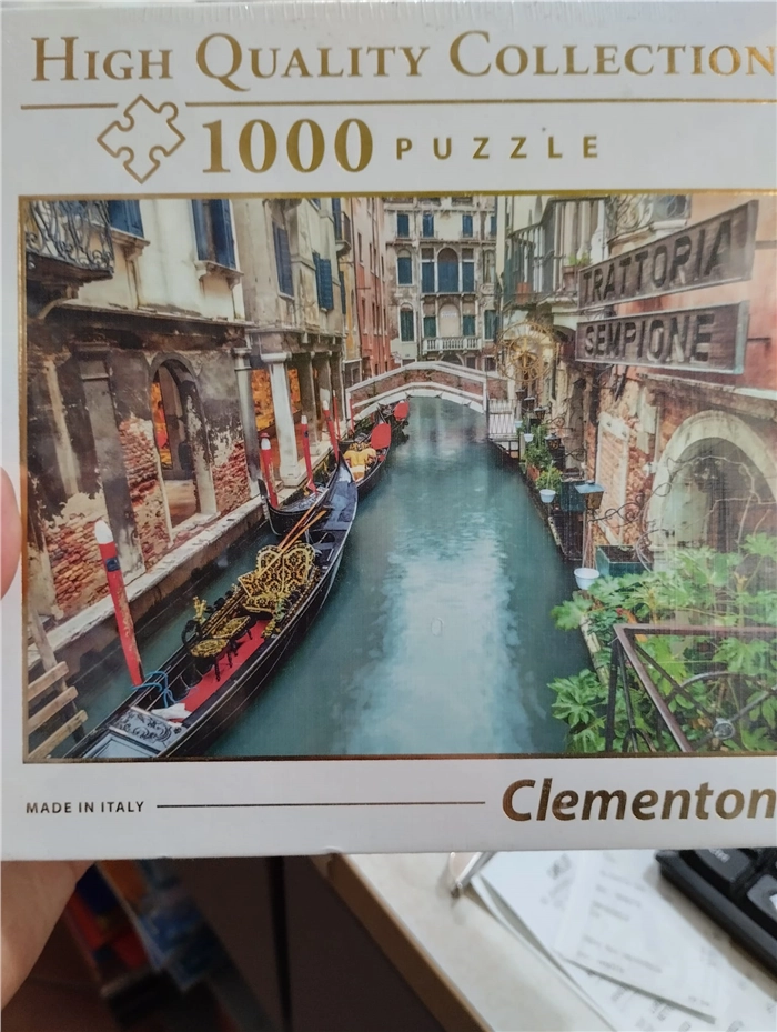 Puzzle 1000pz Clementoni HIgh Quality Collection Dimensioni 50x69cm - Soggetto Venice Canal