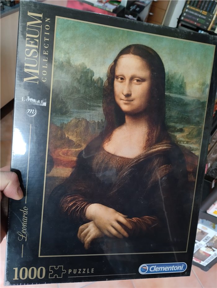 Puzzle 1000pz Clementoni Museum Collection Dimensioni 50x69cm - Artista - Opera Leonardo - Mona Lisa