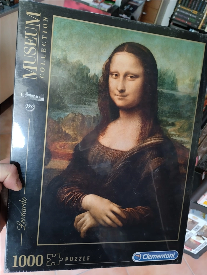 Puzzle 1000pz Clementoni Museum Collection Dimensioni 50x69cm - Artista - Opera Leonardo - Mona Lisa