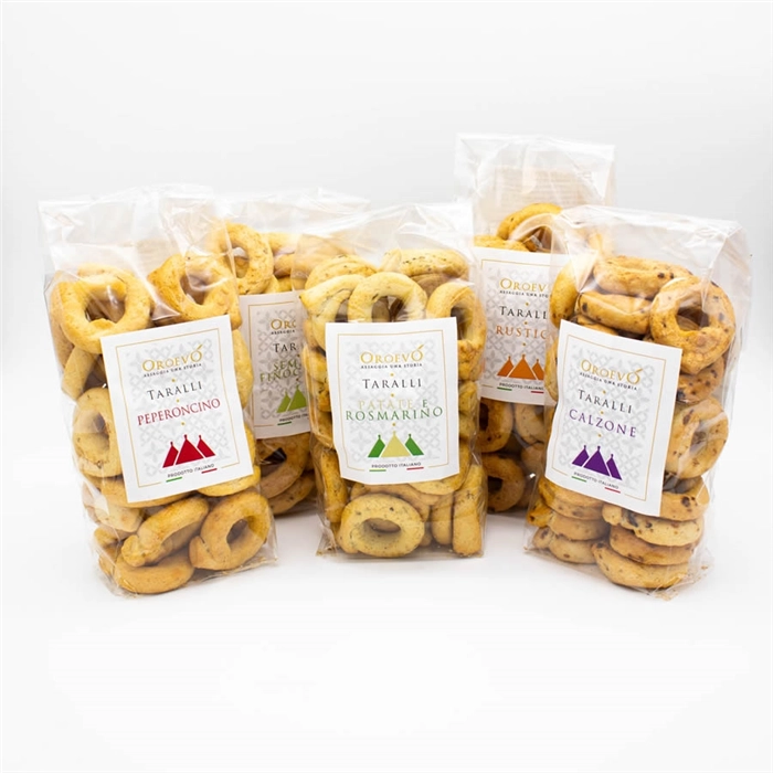 OroEvo | Taralli Pugliesi in busta multigusto 300gr