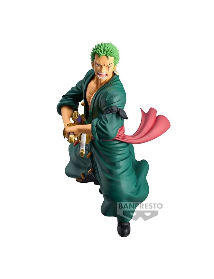 One Piece Roronoa Zoro Figure 22cm PVC Banpresto Grandista