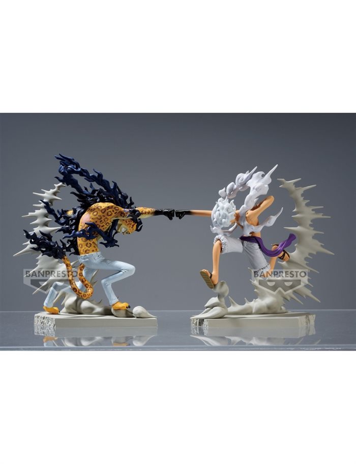 One Piece Monkey D. Luffy Gear 5 (vs Rob Lucci) Figure 7cm PVC Banpresto Senkouzekkei