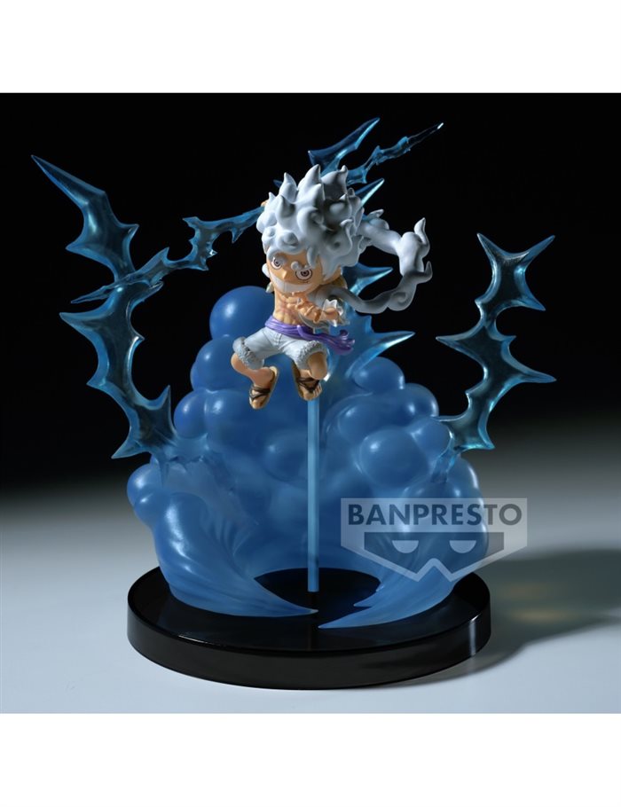 One Piece Monkey D. Luffy Gear 5 Figure 6cm PVC Banpresto World Collectable Figure TV Animation 25th Anniversary