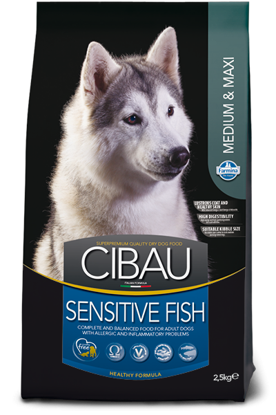 FARMINA CIBAU SENSITIVE MEDIUM/MAXI 2,5 kg PESCE