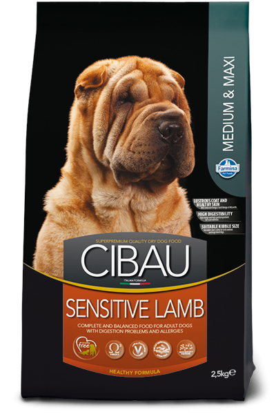 GdPharmapet | FARMINA CIBAU SENSITIVE MEDIUM/MAXI 2,5 kg AGNELLO