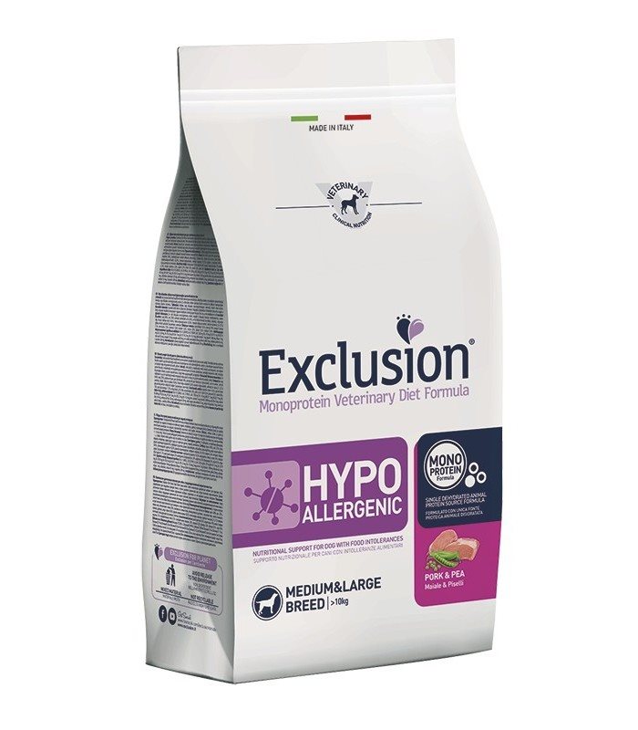 GdPharmapet | Exclusion diet formula hypoallergenic maiale e piselli medium large 2 kg