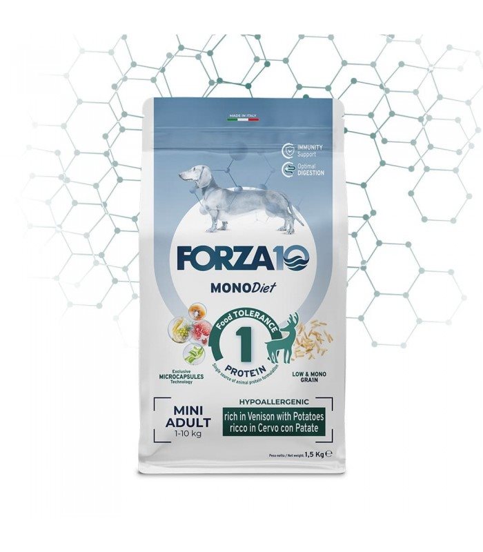 Forza 10 Cane Mono Diet adult mini cervo con patate 1,5 kg