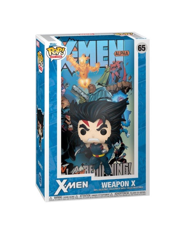 X-Men: the Age of Apocalypse -Weapon X- Figure 9cm Vinile Funko Pop! Comic Covers 65