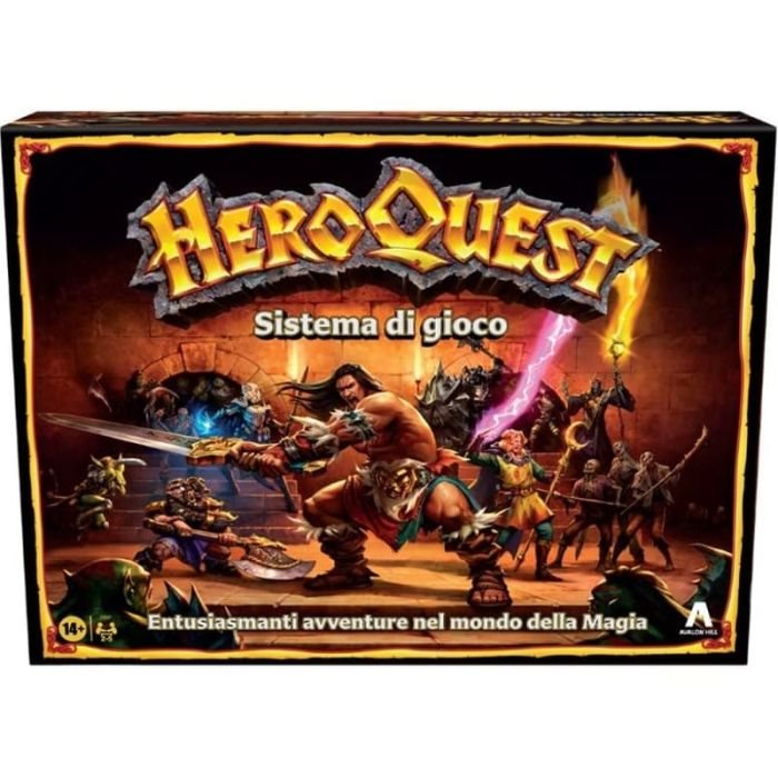 Hero Quest - Nuova Edizione - Gioco da Tavolo Età 14+ Giocatori 2-5 Hasbro Games