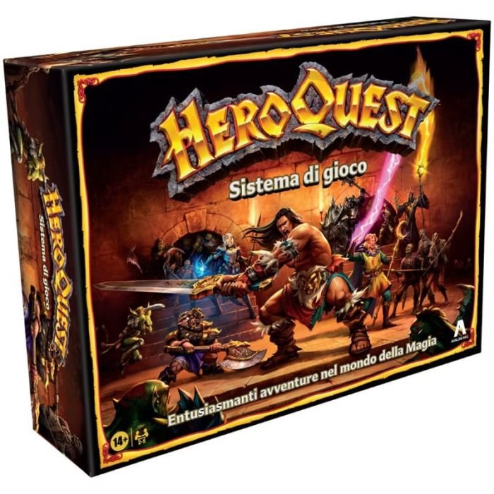 Hero Quest - Nuova Edizione - Gioco da Tavolo Età 14+ Giocatori 2-5 Hasbro Games