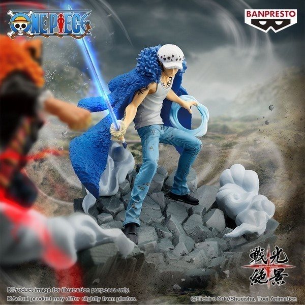 One Piece Trafalgar Law Figure 11cm PVC Banpresto Senkouzekkei