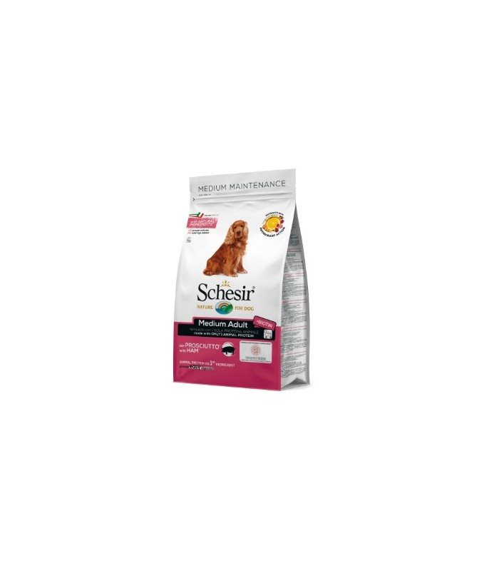 Schesir cane adult medium mantenimento prosciutto 12 kg